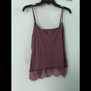 American Eagle Tank with Lace
